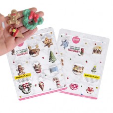 Set de Placas Mini Candy Navideño Parpen