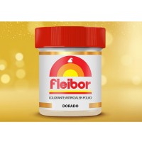 Colorante Fleibor en Polvo Comestible Dorado 5 Gr