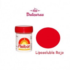 Colorante Polvo Fleibor Rojo Liposoluble 5 gr