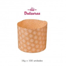 Molde Pan Dulce Papel 1Kg x100