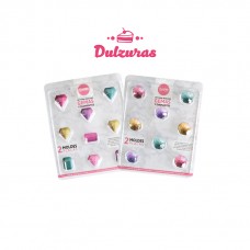 Set de Placas x2 Bombones Diamantes PARPEN